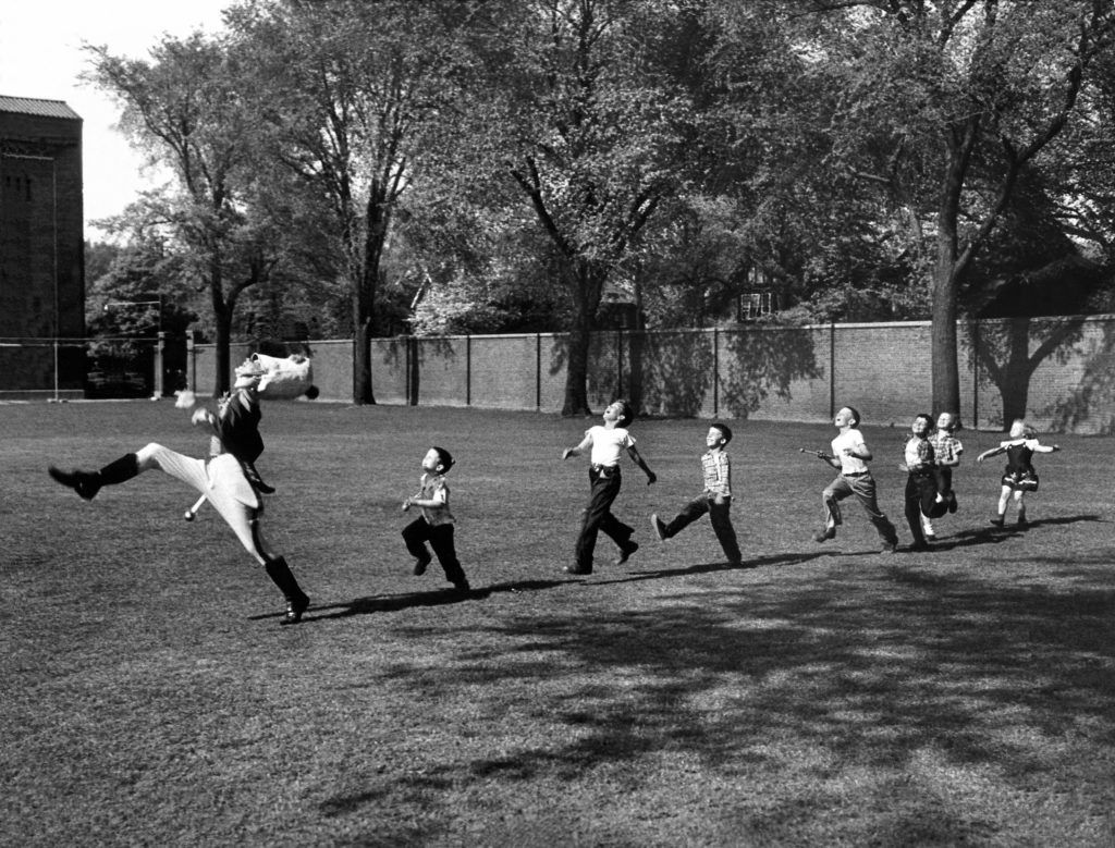 Drum Major at the University of Michigan, Ann Arbor, Michigan, 1951.